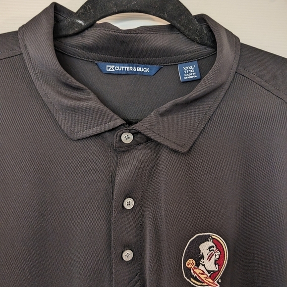 Men's CUTTER & BUCK FSU Florida State Polo Shirt - Picture 2 of 7